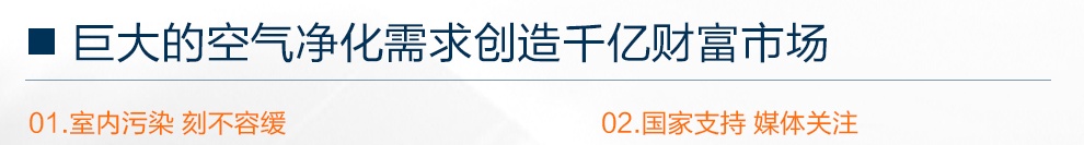 巨大的空气净化需求创造千亿财富市场:01.室内污染 刻不容缓;02.国家支持 媒体关注